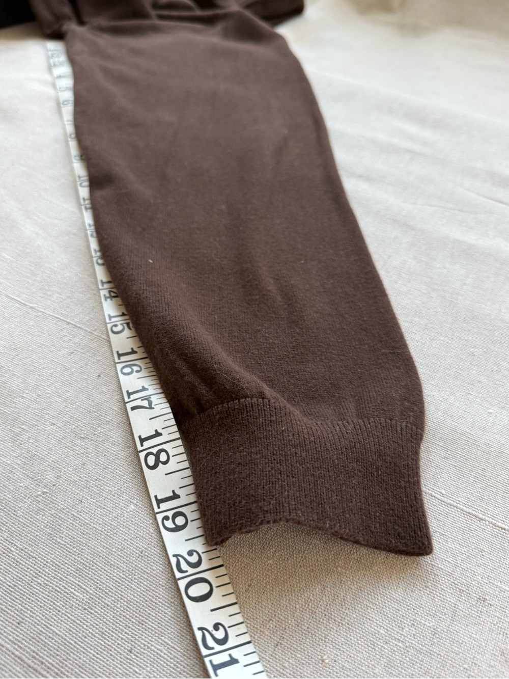 Tommy Hilfiger Women's XXL Brown Pima Cotton Blend V-Neck Sweater Preppy Classic - Picture 9 of 11